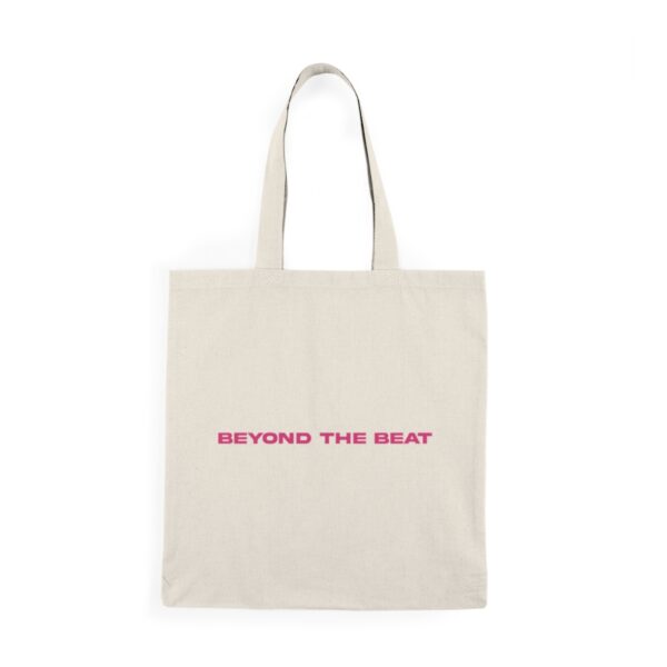 Beyond The Beat Pink Tote (Back Side)