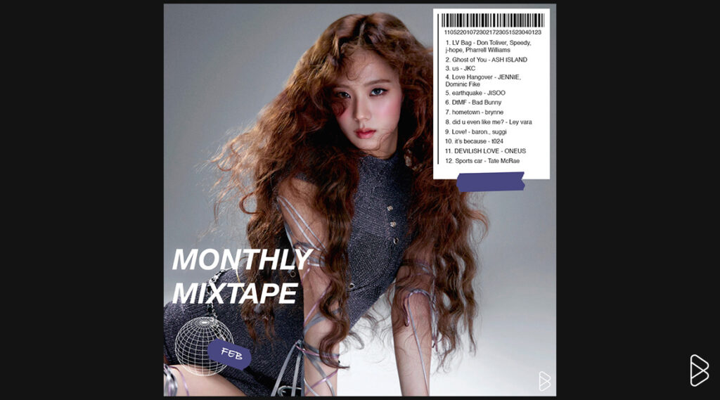 JISOO - MONTHLY MIXTAPE: FEBRUARY 2025